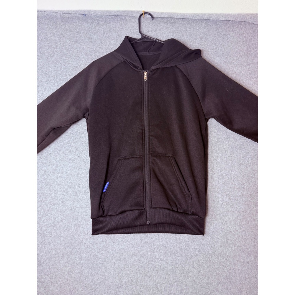 Make Coursemys Zip Hoodie Boys 14Y Spider Web Graphic Streetwear Black Brown